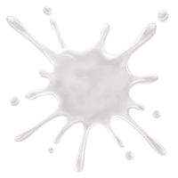 وکتور قطره شیر وکتور پخش شدن قطره شیر