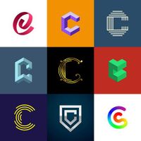 وکتور لوگو روبانی وکتور لوگو حروف