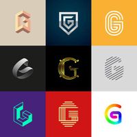 وکتور لوگو روبانی وکتور لوگو حروف