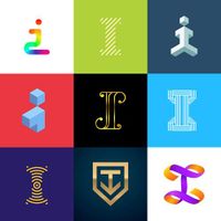 وکتور لوگو روبانی وکتور لوگو حروف