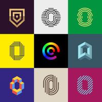 وکتور لوگو روبانی وکتور لوگو حروف