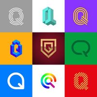 وکتور لوگو روبانی وکتور لوگو حروف