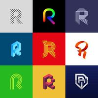 وکتور لوگو روبانی وکتور لوگو حروف