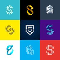 وکتور لوگو روبانی وکتور لوگو حروف