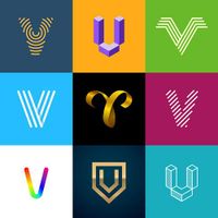 وکتور لوگو روبانی وکتور لوگو حروف