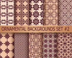 وکتور پترن گل وکتور تصویر زمینه گل