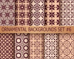 وکتور پترن گل وکتور تصویر زمینه گل