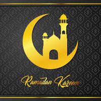 وکتور بک گراند تذهیب وکتور ماه رمضان