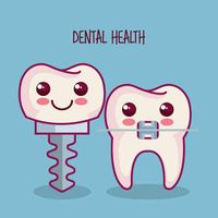 وکتور دندان پزشکی وکتور جرم دندان