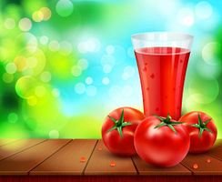 وکتور گوجه فرنگی وکتور آب میوه طبیعی