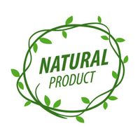وکتور لوگو محصولات طبیعی