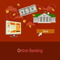 وکتور بانکداری اینترنتی وکتور online banking