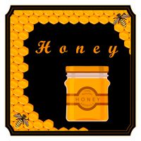 وکتور عسل وکتور honey