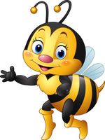 وکتور زنبور عسل وکتور قاشق چوبی عسل