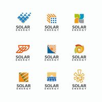 وکتور لوگو انرژی خورشیدی