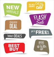 وکتور لیبل گرافیکی وکتور لیبل سه بعدی