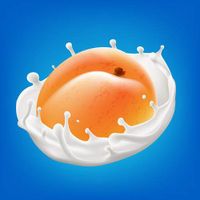 وکتور شیر طعم دار وکتور مخلوط شیر و میوه