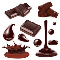 وکتور شکلات تلخ وکتور شکلات کاکائو