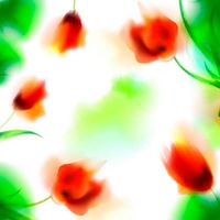 پس زمینه بک گراند آبرنگ گل و بوته