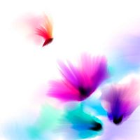 پس زمینه بک گراند آبرنگ گل و بوته