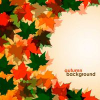 وکتور autumn background وکتور بکگراند