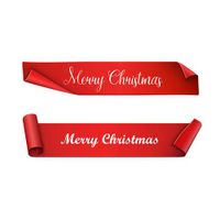 وکتور روبان قرمز وکتور لیبل گرافیکی