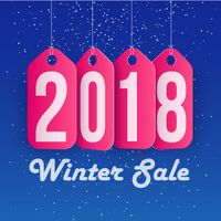 وکتور طرح فروش زمستانی وکتور لیبل آویز