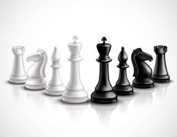 وکتور مهرهای شطرنج وکتور بازی شطرنج