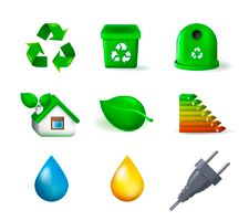 وکتور علامت بازیافت وکتور حفظ محیط زیست