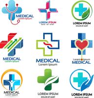 وکتور لوگو پزشکی