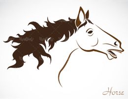 Vector Logo Horse