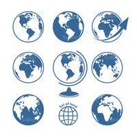 وکتور کره زمین