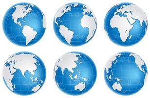 وکتور کره زمین