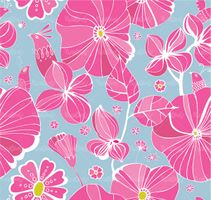 Vector background flowers