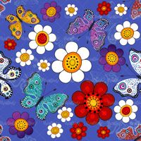 وکتور تصویر زمینه گل