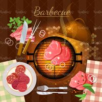 Barbecue vector