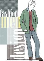 Male fashion vector