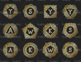 وکتور لوگو حروف لاتین