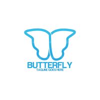 Vector Logo Butterfly