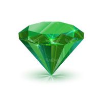 وکتور الماس سبز