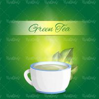 Green tea vector