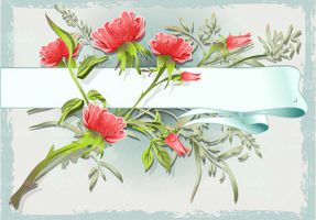 وکتور حاشیه گل