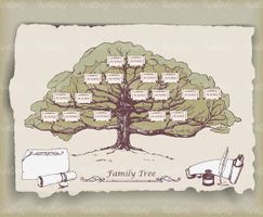 Family tree vector