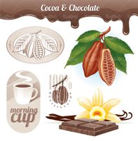 وکتور شکلات کاکائو