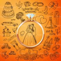 Vector wedding ring