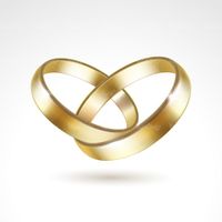 Vector wedding ring