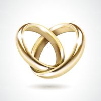 Vector wedding ring
