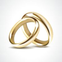 Vector wedding ring