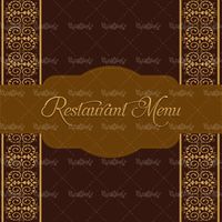 Vector restaurant menu