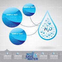 Water droplet vector